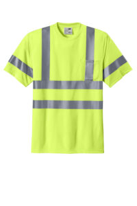 Durable class 3 long sleeve reflective shirt for construction workers